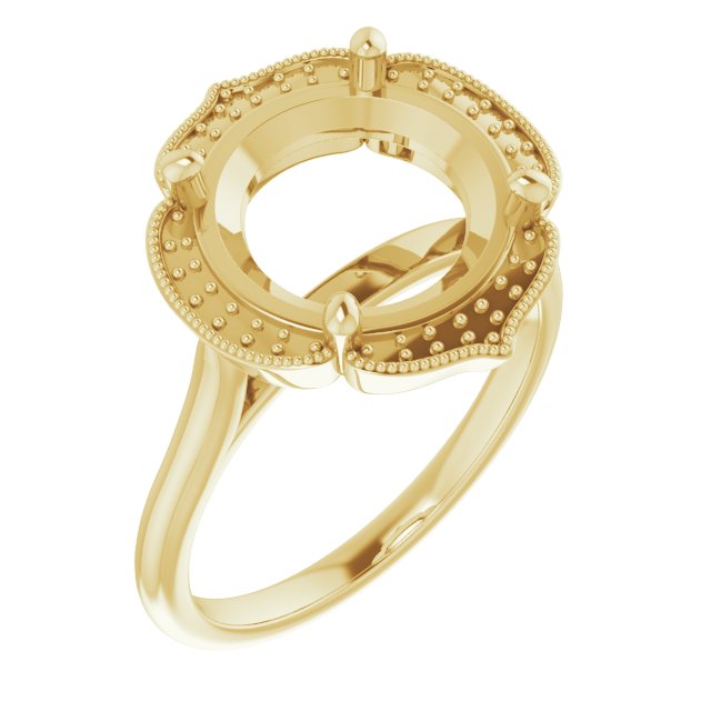 Accented Vintage-Inspired Ring