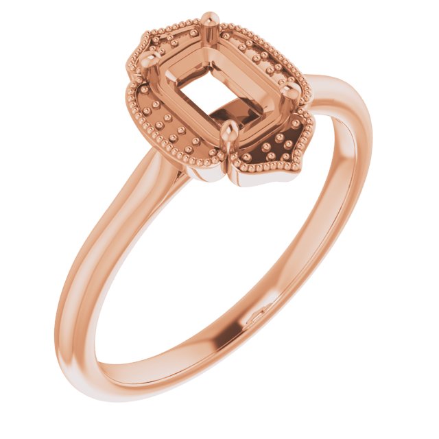 Accented Vintage-Inspired Ring