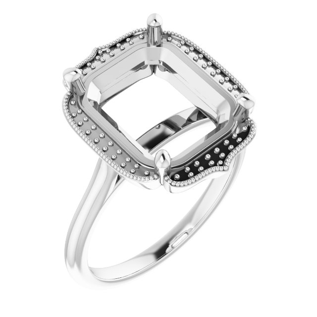 Accented Vintage-Inspired Ring