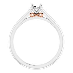 Infinity-Inspired Engagement Ring