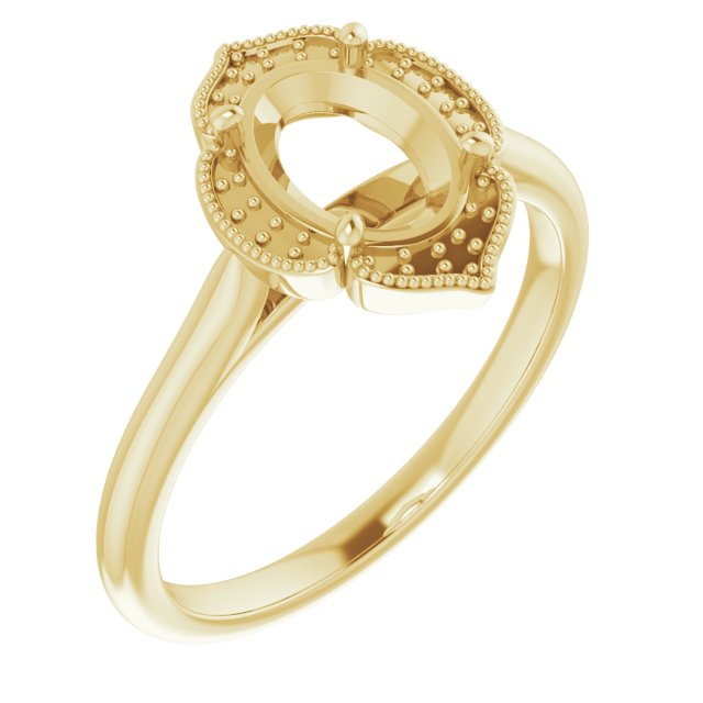 Accented Vintage-Inspired Ring