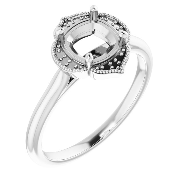 Accented Vintage-Inspired Ring