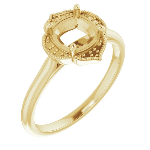 Accented Vintage-Inspired Ring