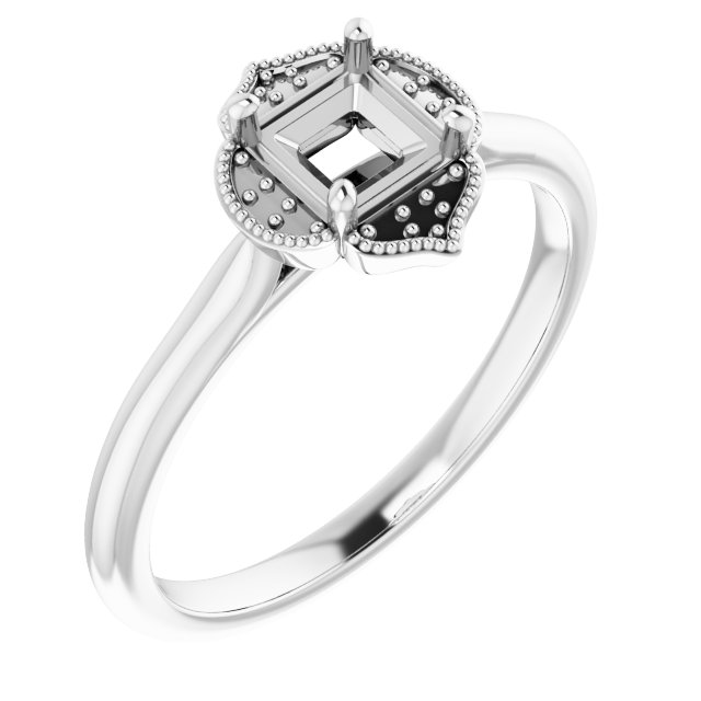 Accented Vintage-Inspired Ring