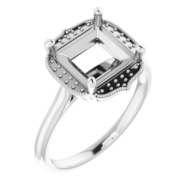Accented Vintage-Inspired Ring