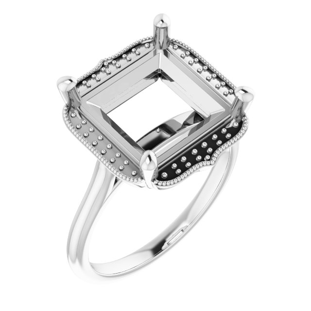 Accented Vintage-Inspired Ring