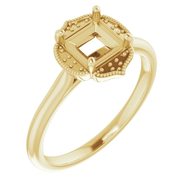 Accented Vintage-Inspired Ring