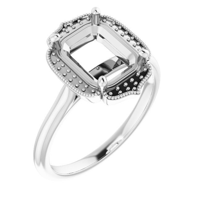 Accented Vintage-Inspired Ring