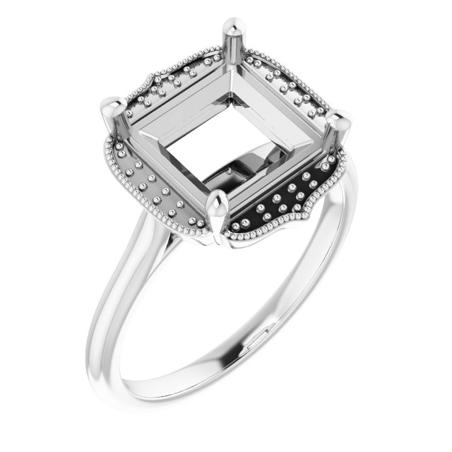 Accented Vintage-Inspired Ring