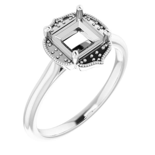 Accented Vintage-Inspired Ring