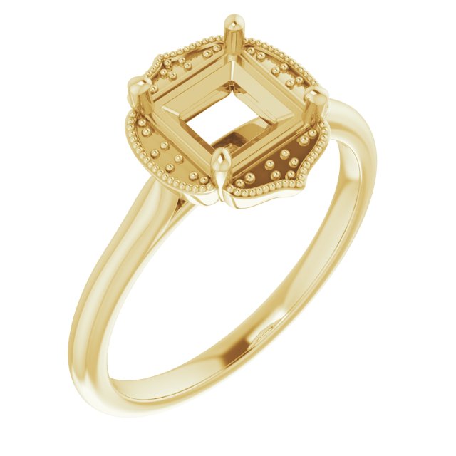 Accented Vintage-Inspired Ring