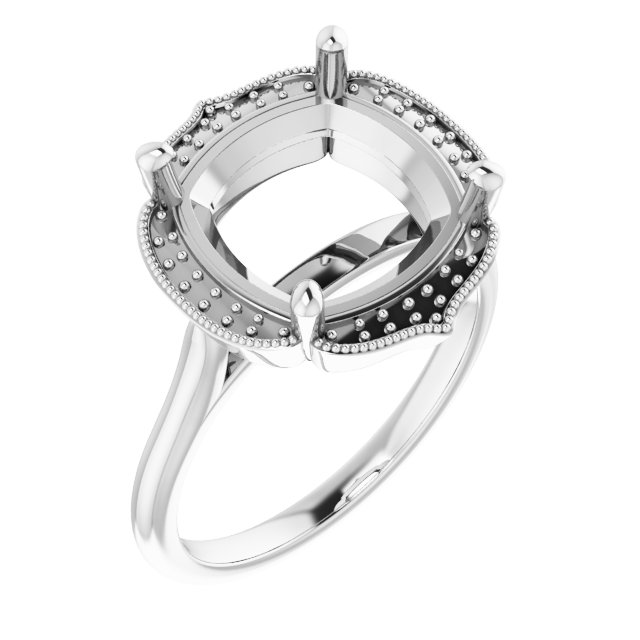 Accented Vintage-Inspired Ring