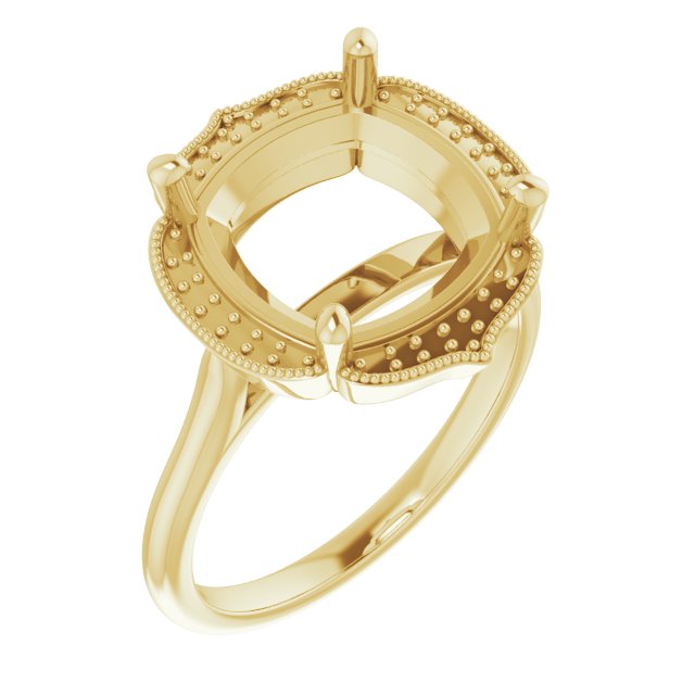 Accented Vintage-Inspired Ring