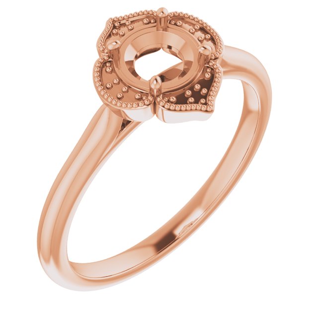 Accented Vintage-Inspired Ring