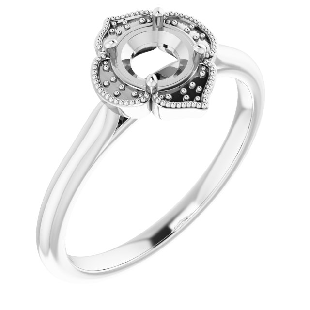Accented Vintage-Inspired Ring