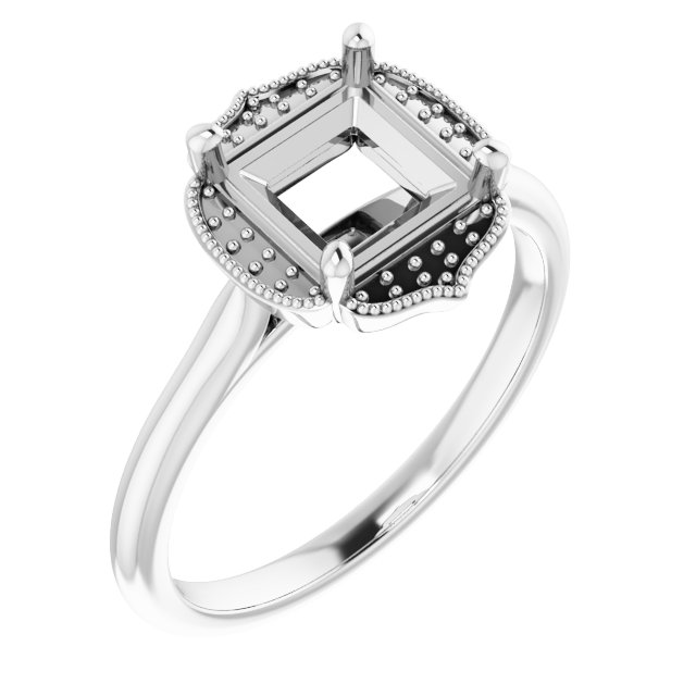 Accented Vintage-Inspired Ring