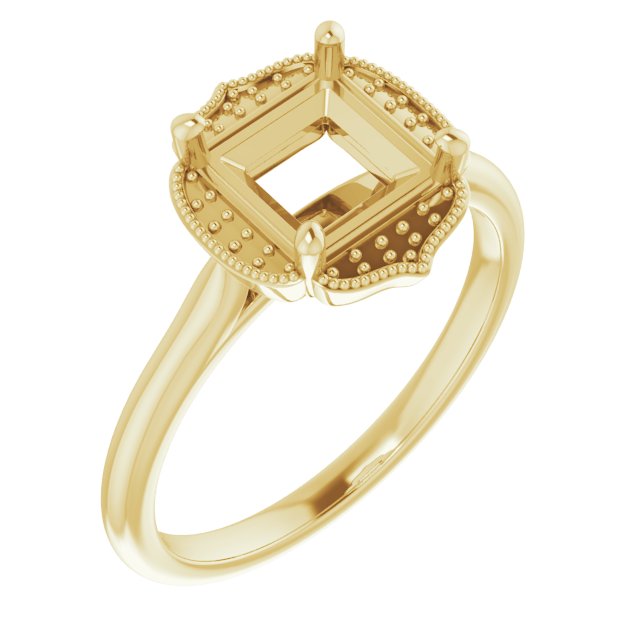Accented Vintage-Inspired Ring