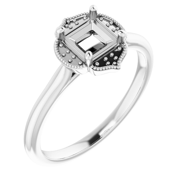 Accented Vintage-Inspired Ring