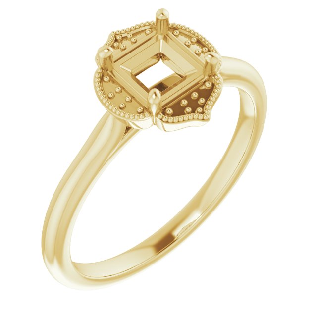 Accented Vintage-Inspired Ring
