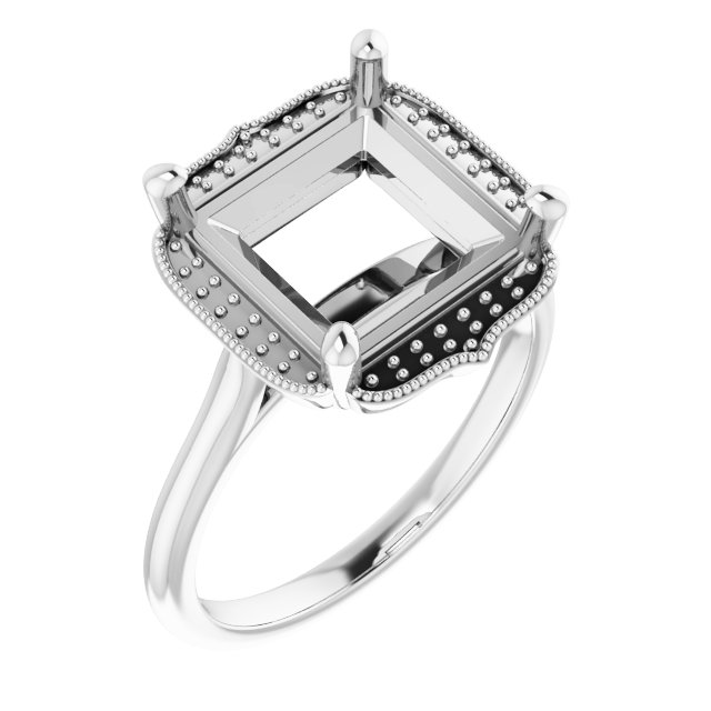 Accented Vintage-Inspired Ring