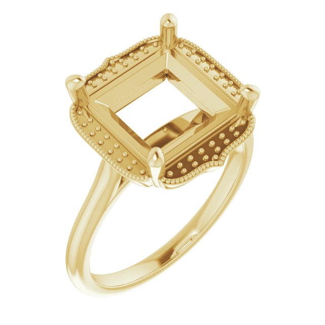Accented Vintage-Inspired Ring
