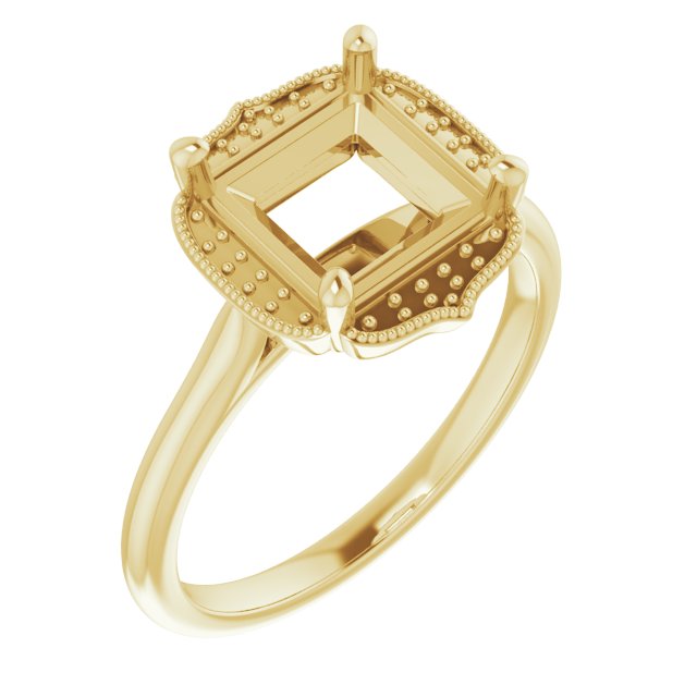 Accented Vintage-Inspired Ring
