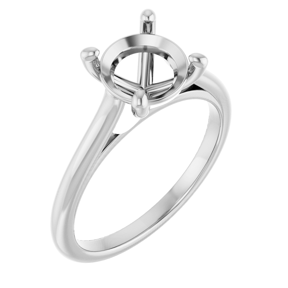 two tone engagement ring