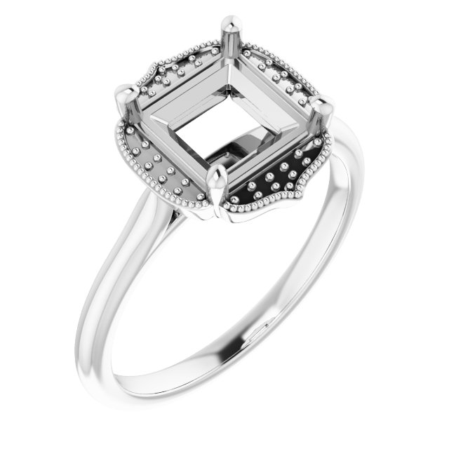 Accented Vintage-Inspired Ring