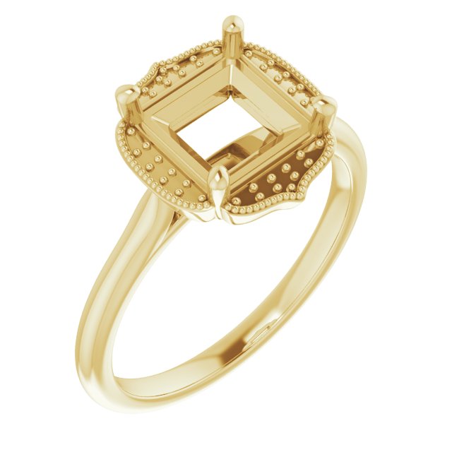 Accented Vintage-Inspired Ring