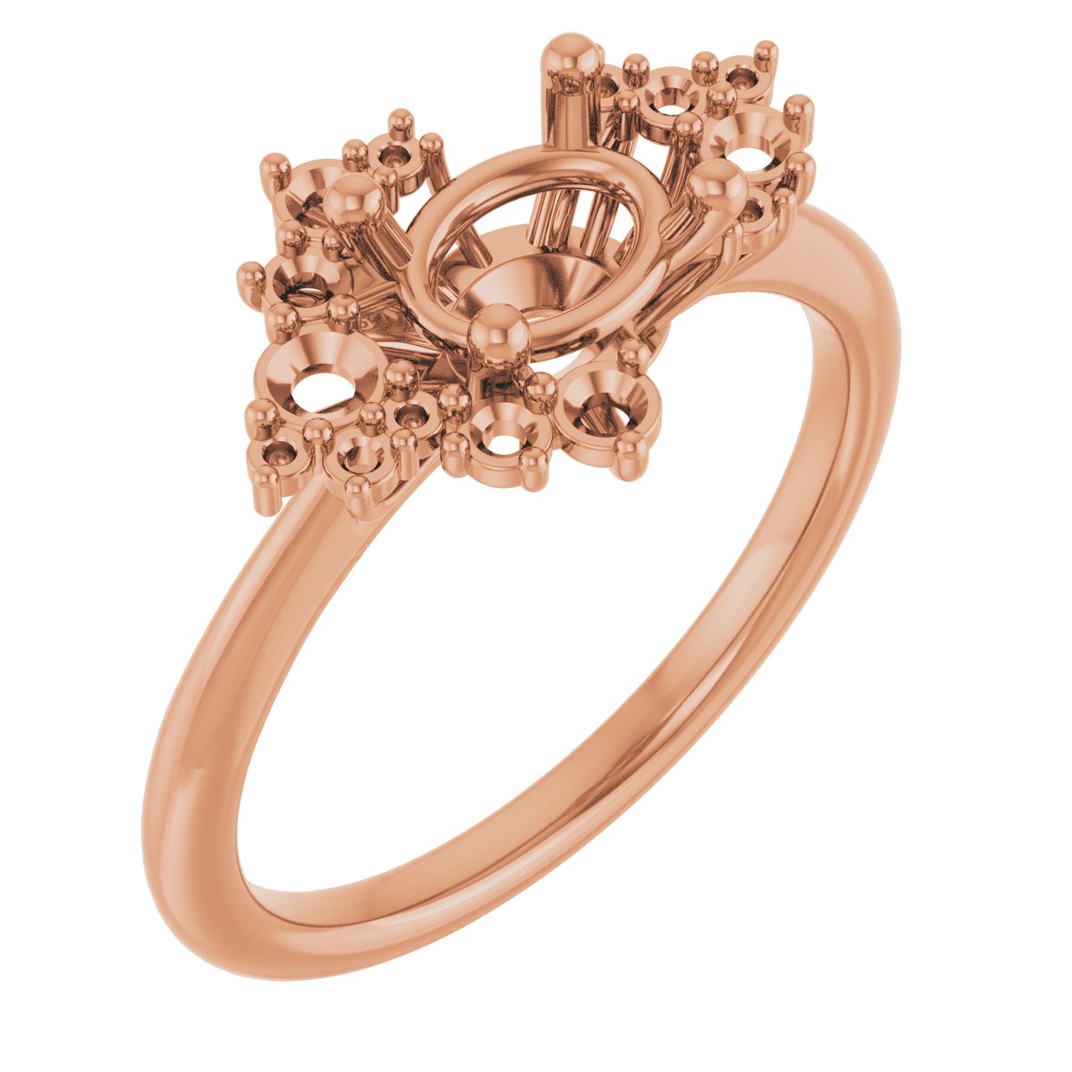 Accented Engagement Ring or Band