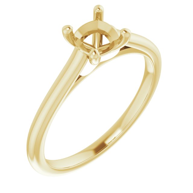 Accented Infinity-Inspired Engagement Ring