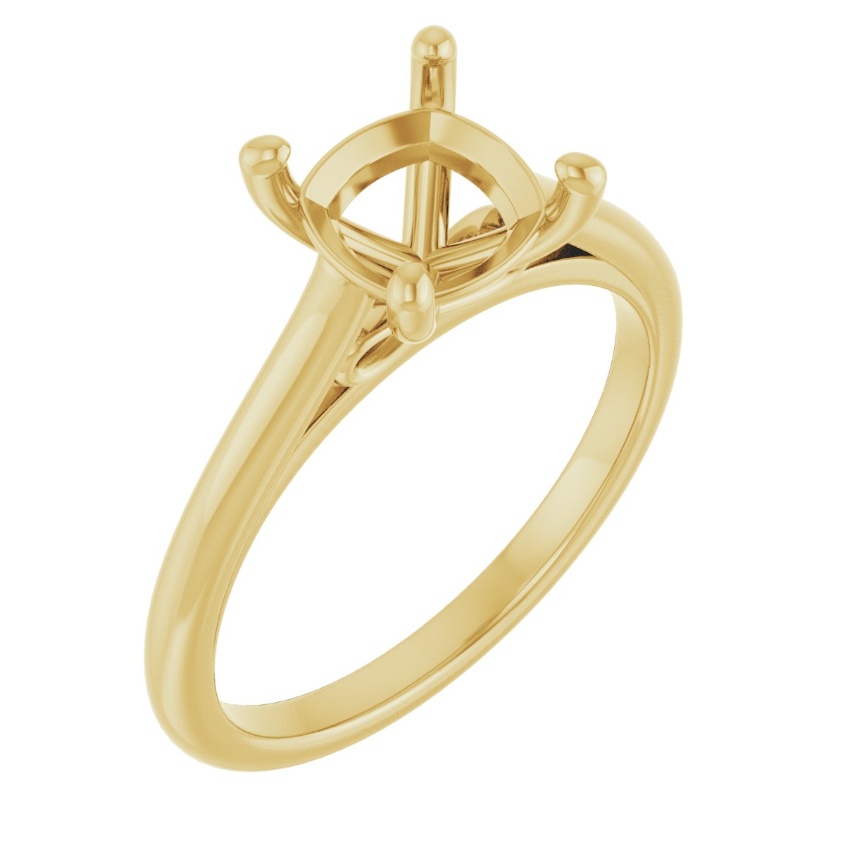 Accented Infinity-Inspired Engagement Ring