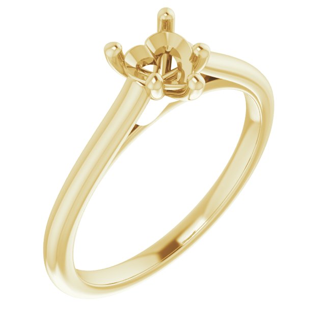 Accented Infinity-Inspired Engagement Ring