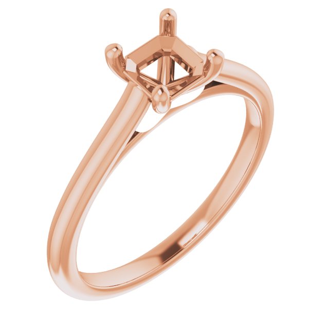Accented Infinity-Inspired Engagement Ring
