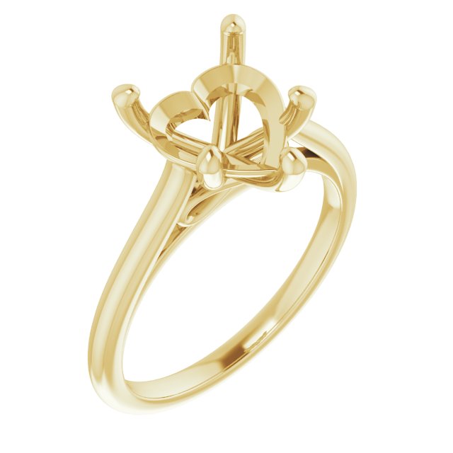 Accented Infinity-Inspired Engagement Ring