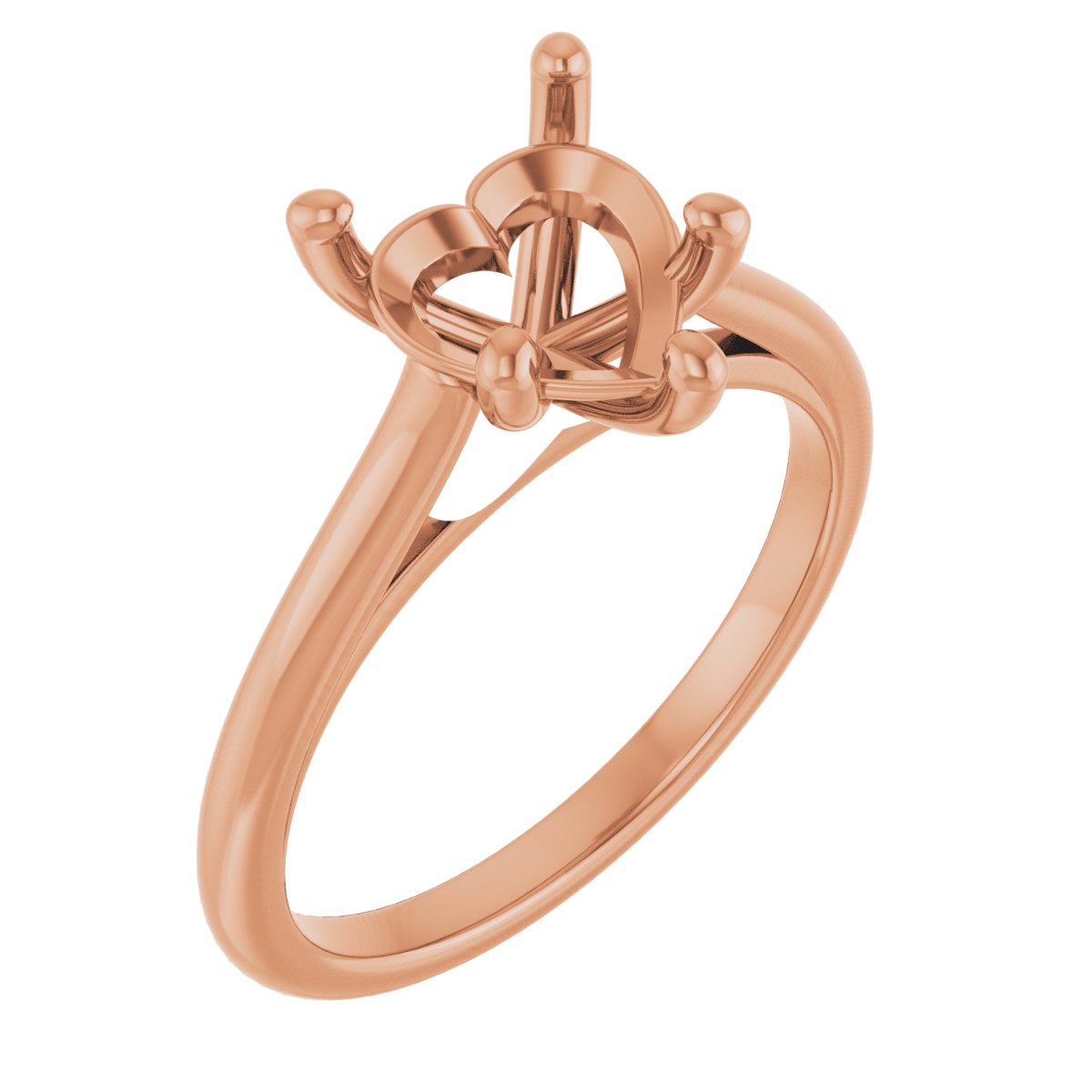 Accented Infinity-Inspired Engagement Ring