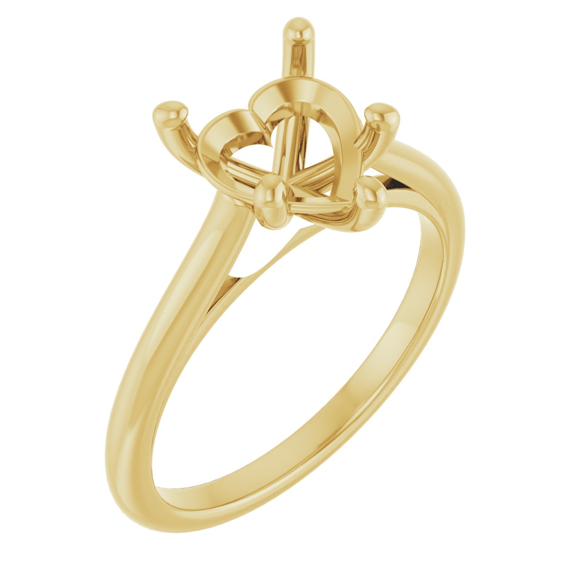 Accented Infinity-Inspired Engagement Ring