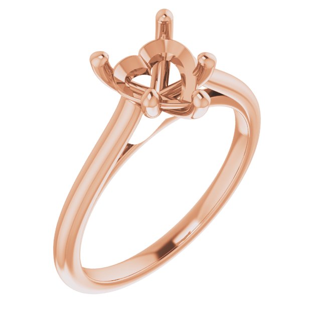 Accented Infinity-Inspired Engagement Ring
