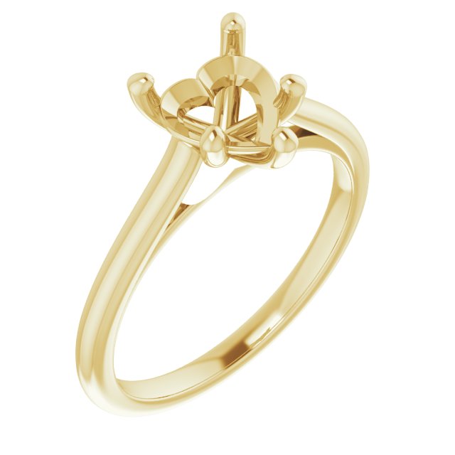 Accented Infinity-Inspired Engagement Ring