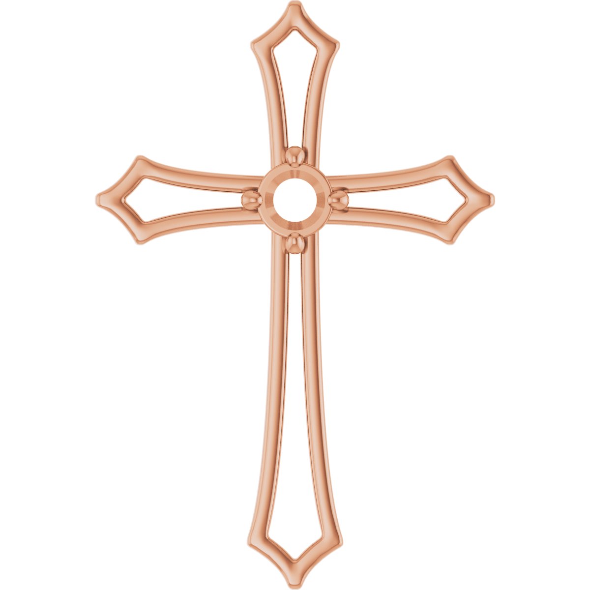 Accented Cross Pendant