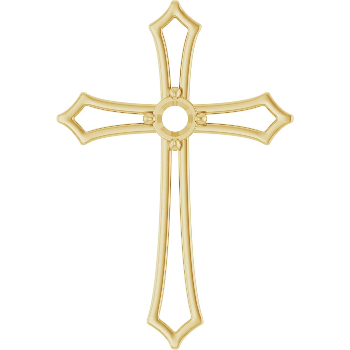 Accented Cross Pendant