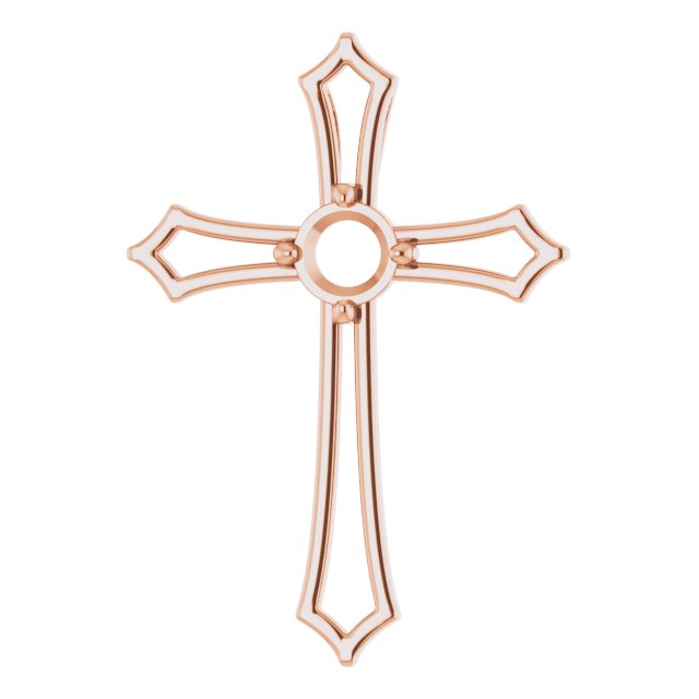 Accented Cross Pendant