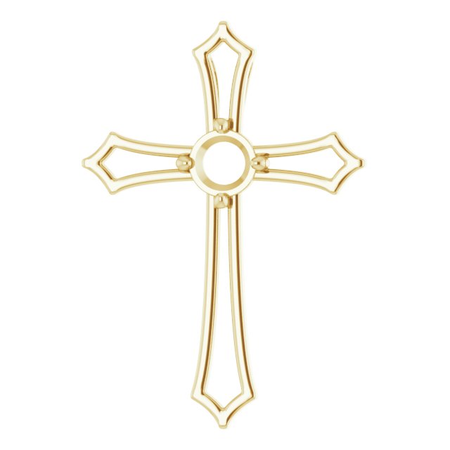 Accented Cross Pendant