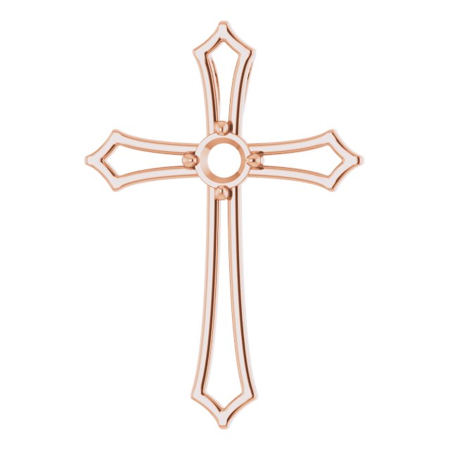 Accented Cross Pendant