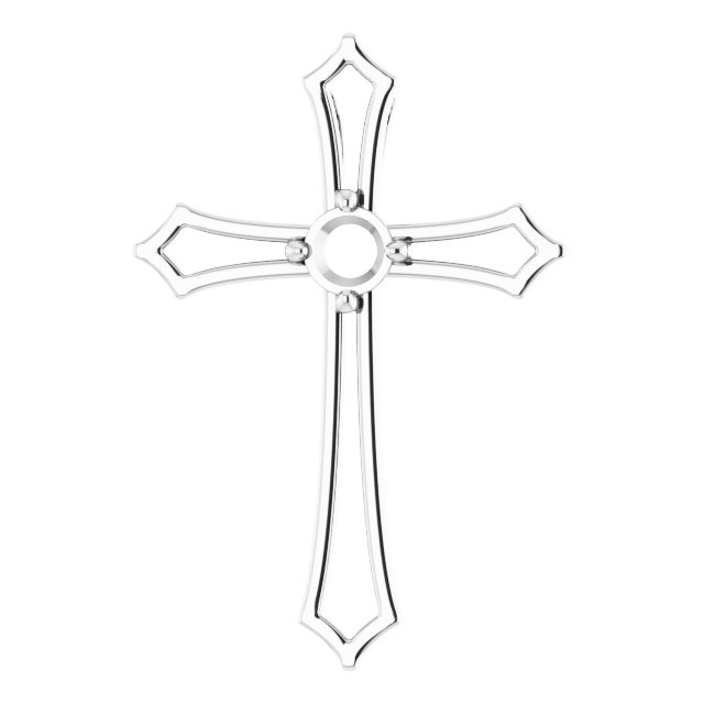 Accented Cross Pendant