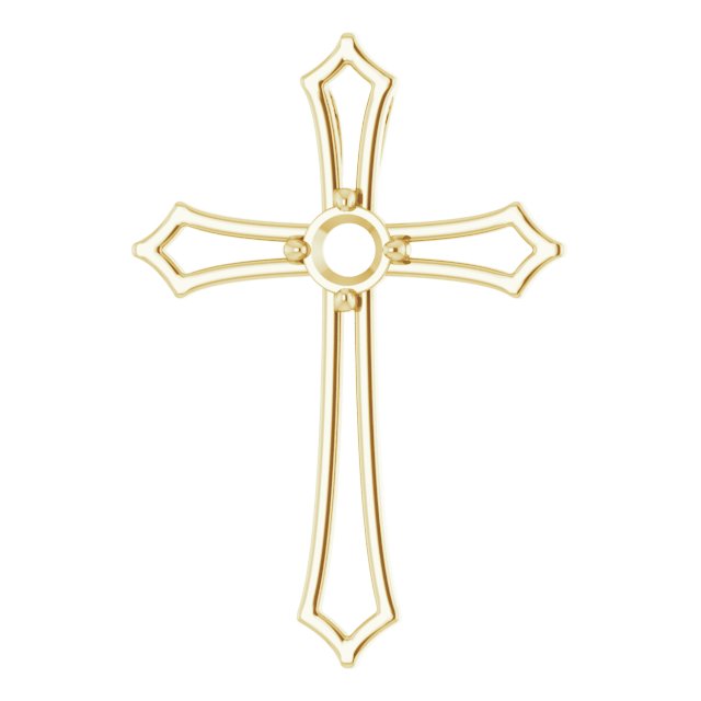 Accented Cross Pendant