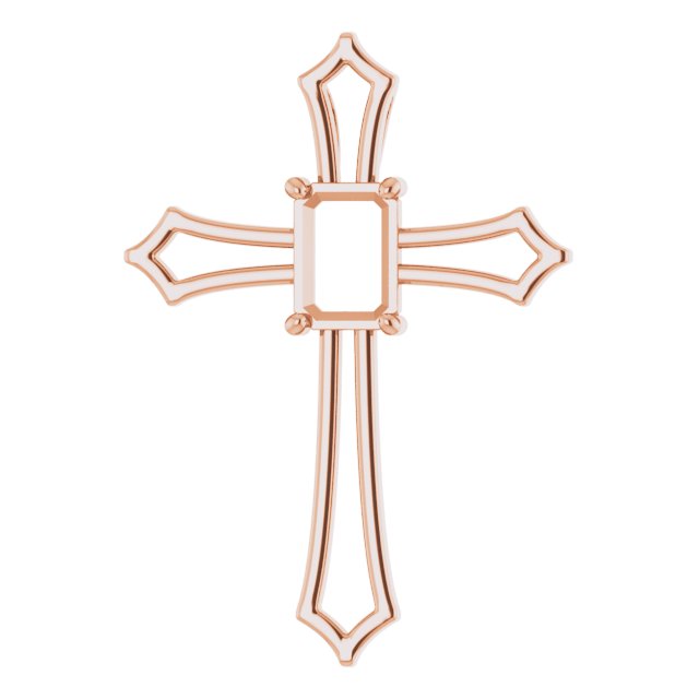 Accented Cross Pendant