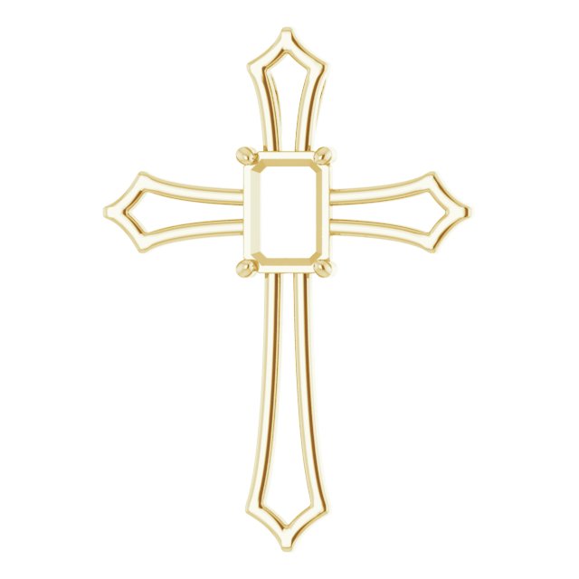 Accented Cross Pendant