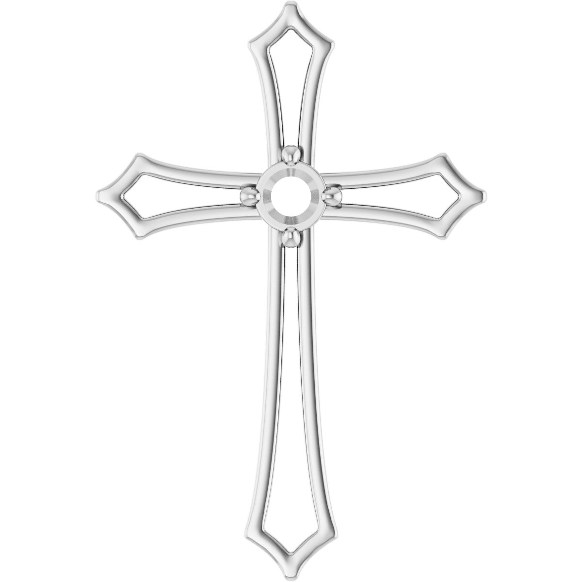 Accented Cross Pendant