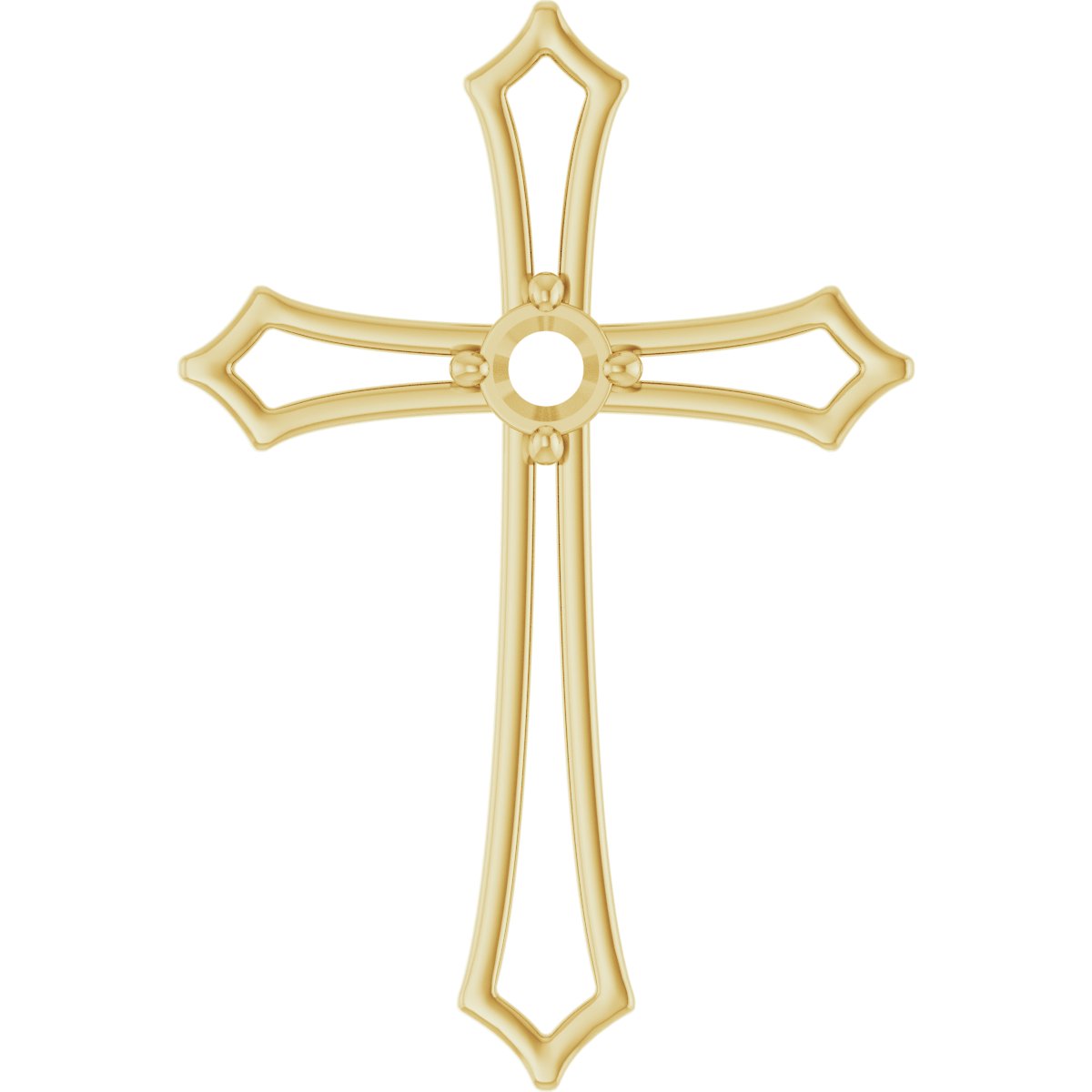 Accented Cross Pendant